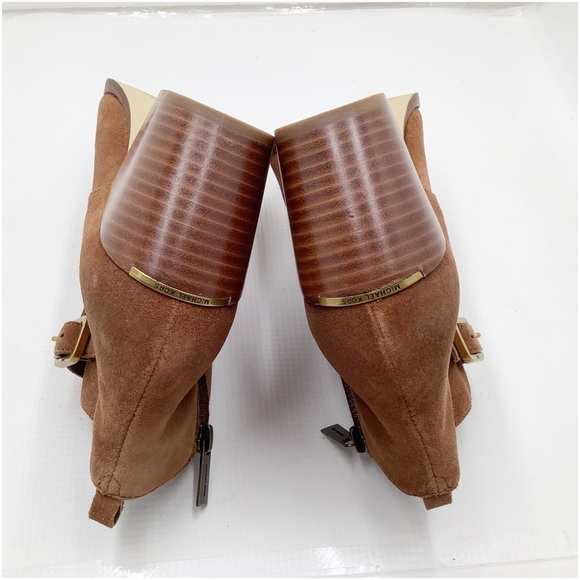 {Michael Kors} Suede Ankle Bootie - Picture 13 of 16